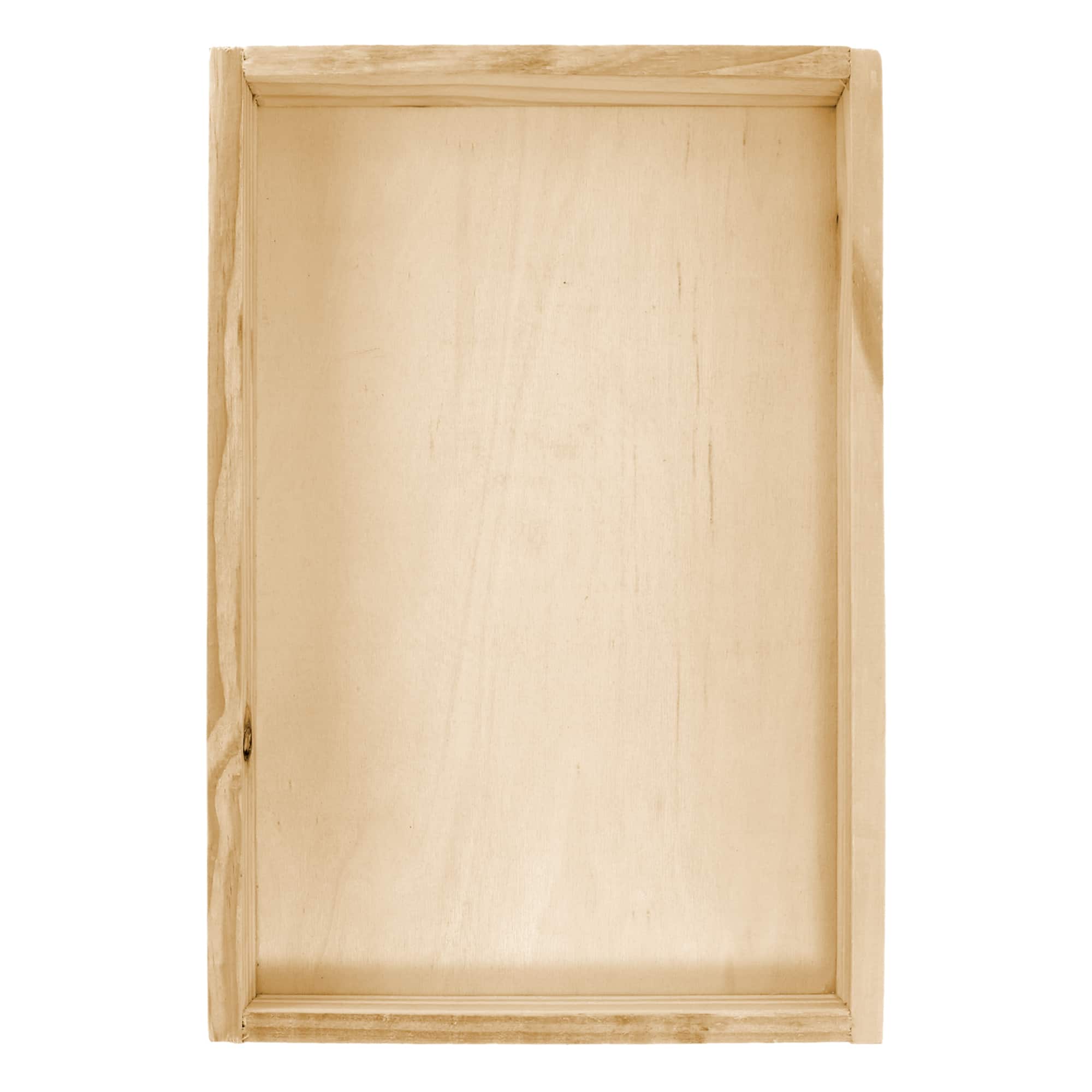 8 Pack: 12" x 8" Wood Rectangular Plaque by Make Market®